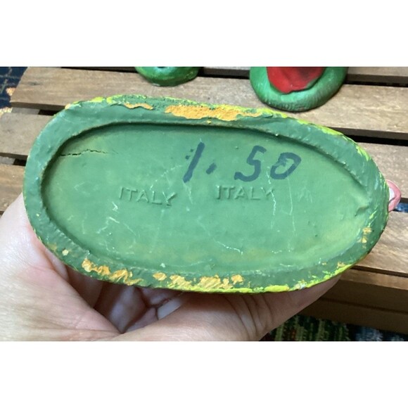 Italy Nativity COW/OX & Wisemen Paper Mache Composite Figure Replacement Vintage - Picture 7 of 14